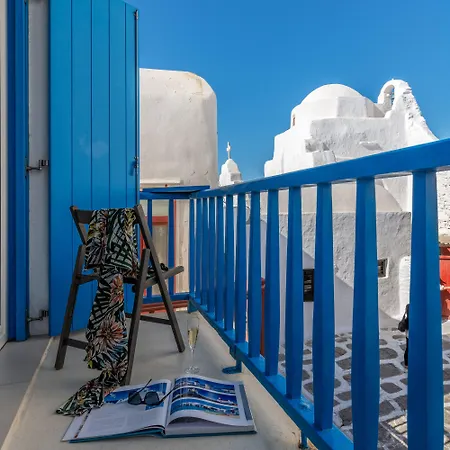Alojamento de Acomodação e Pequeno-almoço Bluetopia Mykonos Town